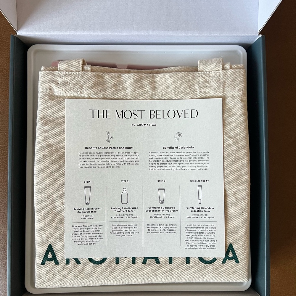 Aromatica Skincare Gift Set with Tote - Picture 7 of 10